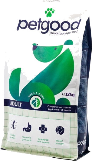 Petgood Insektbasert Hundefôr for Voksne 12 kg Petgood Insektbasert Hundefôr for Voksne 12 kg