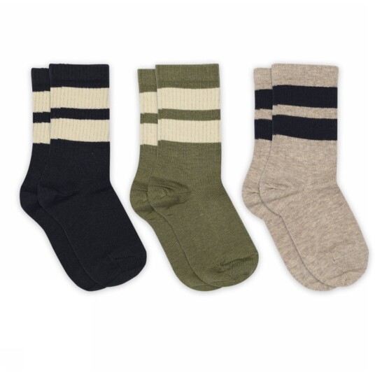 Mp Danmark Light Brown Melange Anker Strømper 3 Pakning 29 32 Mp Danmark Light Brown Melange Anker Strømper 3 Pakning 29 32