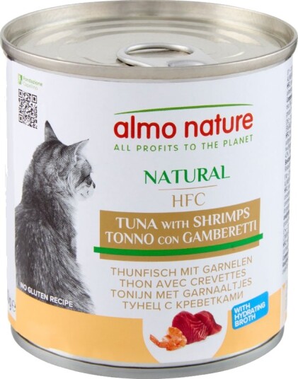Almo Nature Hfc Våtfôr Sparepakke Hfc Natural Tunfisk & Reker 24 X 280 G