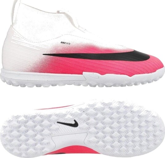 Nike Mercurial Superfly 11 Academy Tf Breakout Hvit/svart/rosa Barn Turf (Tf) størrelse 38