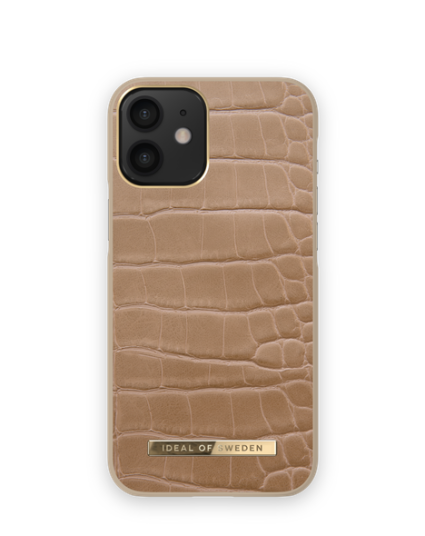 iDeal of Sweden Atelier Case Iphone 12 Mini Camel Croco