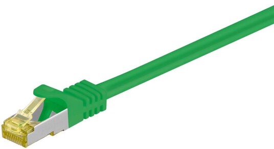 Goobay Cat7 S/FTP Nettverkskabel 0,5m Grønn RJ-45