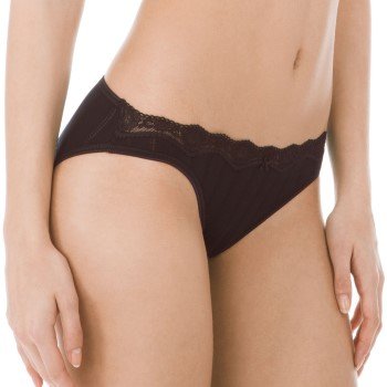 Calida Truser Etude Toujours Low Cut Brief Svart bomull Small Dame