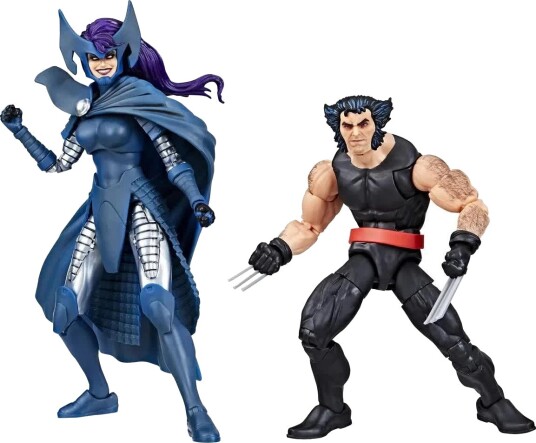 Hasbro Marvel Legends Wolverine & Psylocke Figurer 15 cm
