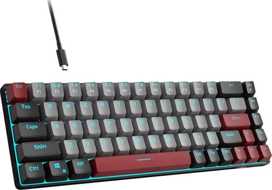 MageGee MK-BOX Mekanisk Gamingtastatur 68 Taster Brune Switches 15 LED-moduser