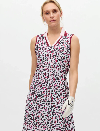 Röhnisch Essential Sleeveless Poloshirt Pink S Röhnisch Essential Sleeveless Poloshirt Pink S