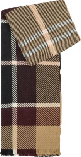 Barbour Barbour Blair Tartan Scarf Brown ONE SIZE Barbour Barbour Blair Tartan Scarf Brown ONE SIZE