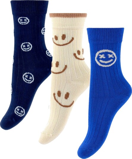 minipop Mpopmoe Bamboo Socks 3 Pack Navy 31/34Y