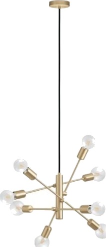 Eglo Gradoli 1 Pendel 8Xe27 Ø710 Messing Eglo Gradoli 1 Pendel 8Xe27 Ø710 Messing