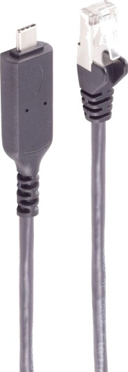 Shiverpeaks Bs13 51025 1 M Cat5e U/Ftp Stp Usb C Rj 45 Sort