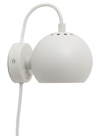 Frandsen BALL WALL LAMP - MATT WHITE Frandsen BALL WALL LAMP - MATT WHITE