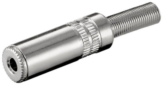 35 mm-kontakt i metall hunn stereo