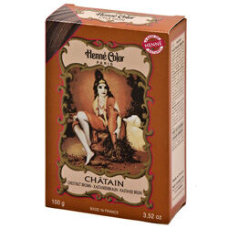 Henna Hårfarge Pulver Kastanjebrun 100 g