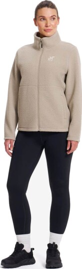 Revolutionrace Moss Pile Fleece Jacket Dame Aluminium XL Dame Overdeler Fleece & midlayers