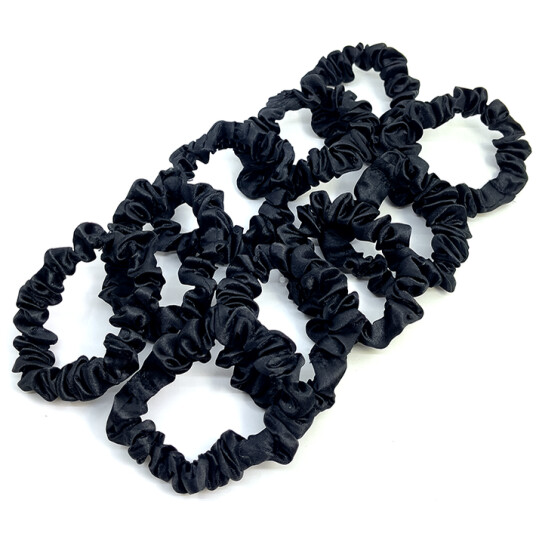 PIPOL BAZAAR Skinny Scrunchie 10pcs Black PIPOL BAZAAR Skinny Scrunchie 10pcs Black