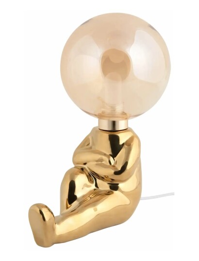 Leitmotiv Table Lamp Joey Led Gold H22.5Cm