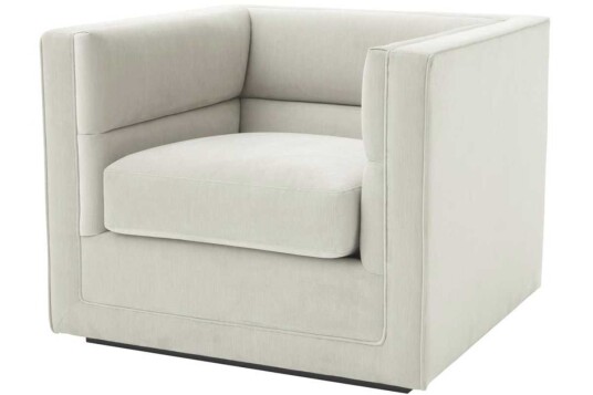 Eichholtz Adonia lenestol pebble grey OUTLET