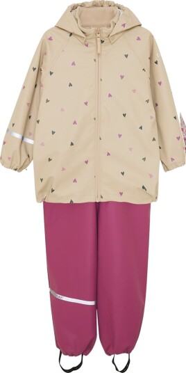 CeLaVi Rainwear Set Aop Beige 90