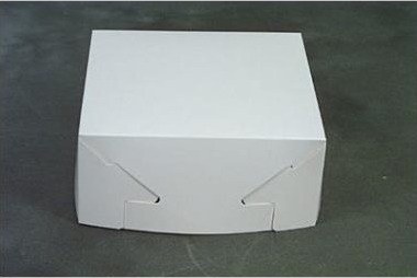 Kageæske Fold Selv Nr 13 Høj L160xb160xh70mm Pap Hvid,250 Stk/Krt