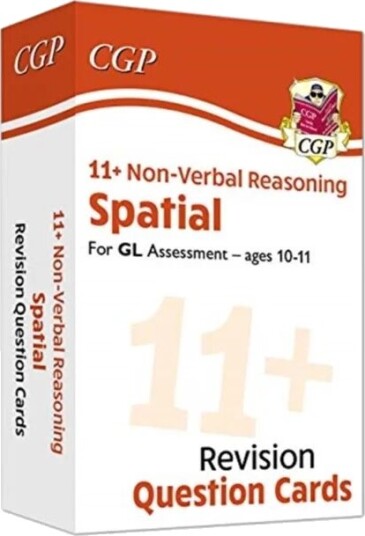 11+ Gl Revision Question Cards: Non-Verbal Reasoning Spatial - Ages 10-11 Av Cgp Books