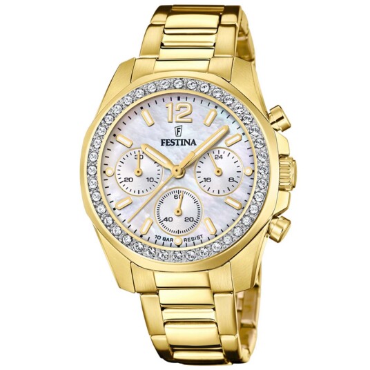 Festina Rainbow F20609/1 - Dame - 38 mm - Analog - Kvarts urverk - Mineralglas Festina Rainbow F20609/1 - Dame - 38 mm - Analog - Kvarts urverk - Mineralglas