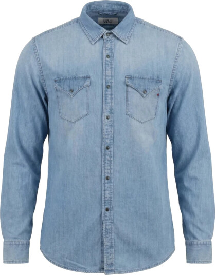 Replay Shirt Regular Blue XL