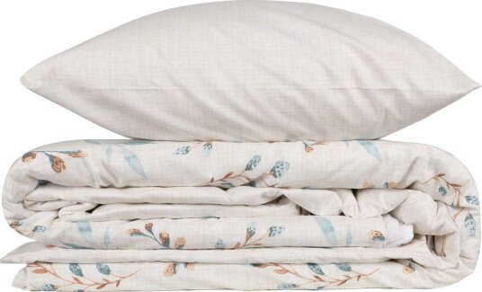 Swafford sengesett 240x220 cm Mint Hvit