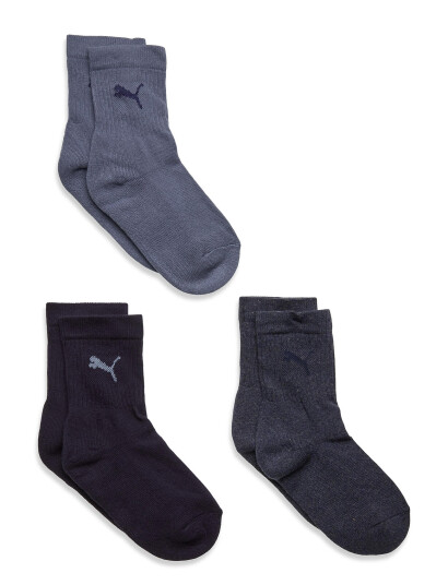 PUMA Puma Kids Crew Sock 3P Blue 31-34 PUMA Puma Kids Crew Sock 3P Blue 31-34