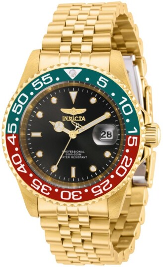 Invicta Herreklokke 36041 Pro Diver Sort/Gulltonet stål Ø40 mm Invicta Herreklokke 36041 Pro Diver Sort/Gulltonet stål Ø40 mm