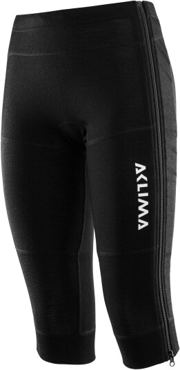 Aclima WarmWool 3/4 Zip Longs M's Jet Black (#0F0F0F) Herre L