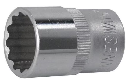 Jonnesway 12-punkts sokkel 1/2" 21mm S04H4921 Jonnesway 12-punkts sokkel 1/2" 21mm S04H4921