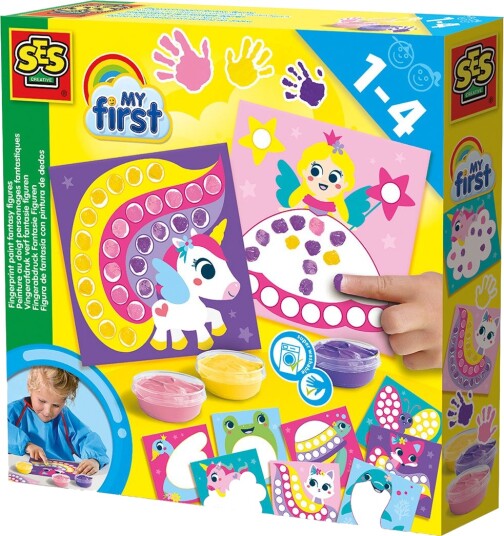 SES Creative My First - Fingerpaint Fantasy Figures - Multi/patterned - ONE SIZE