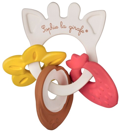 VULLI Sophie la Girafe® 5 sanser lukting - Duftring / naturgummi VULLI Sophie la Girafe® 5 sanser lukting - Duftring / naturgummi