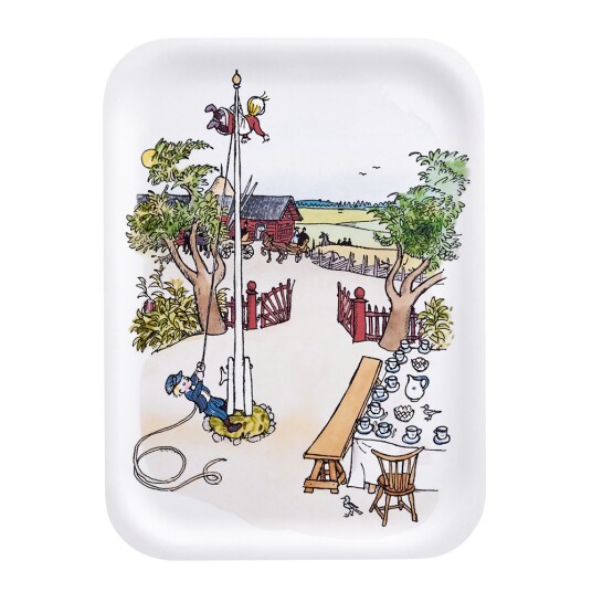 Muurla   Emil brett 27x20 cm flaggstangen hvit