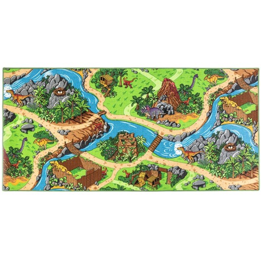 Rebel Roads Dino World Teppe 95 X 200 Cm