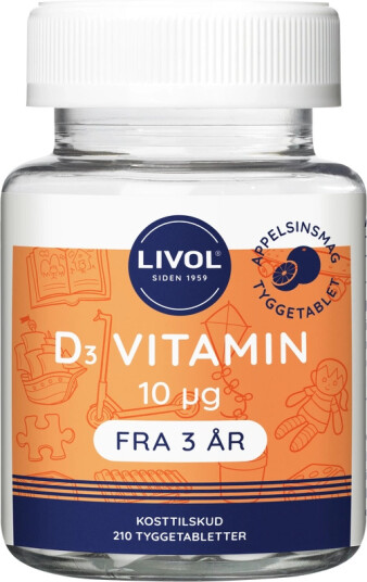 Livol D3-Vitamin 210 pieces