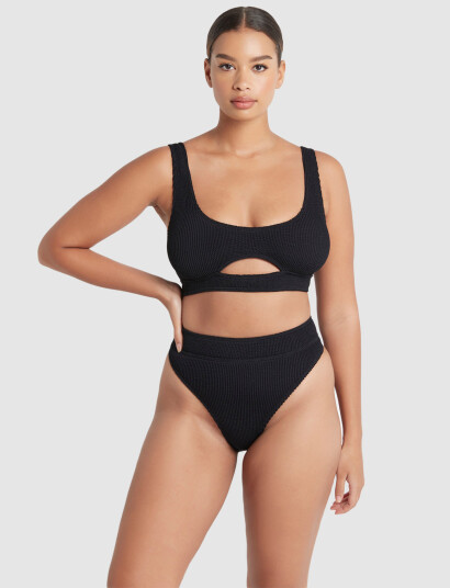 Bond-Eye Sasha Crop - Black - ONE SIZE Bond-Eye Sasha Crop - Black - ONE SIZE