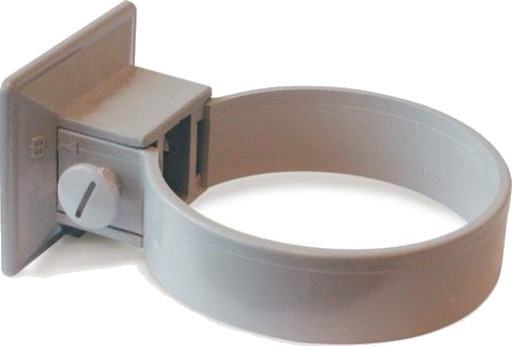 Plastmo plastrørholder Ø110mm grå