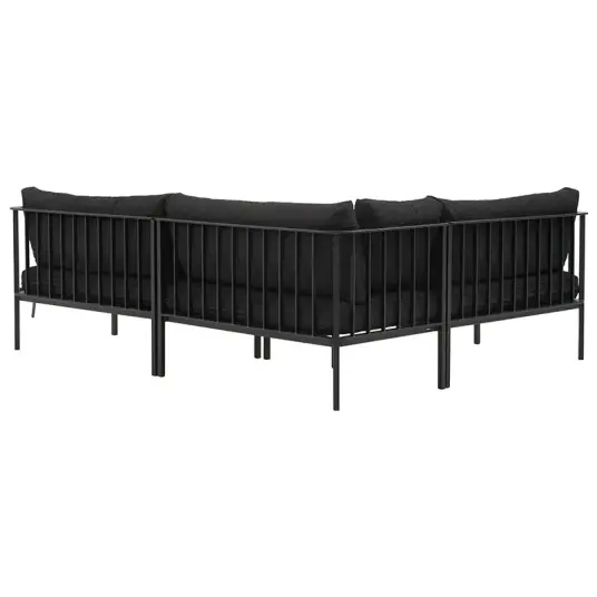Brafab Upper sofasett Vänster Svart / Teddy Black Brafab Upper sofasett Vänster Svart / Teddy Black