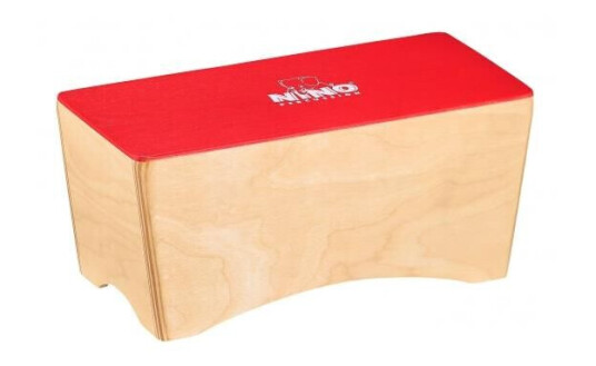 Nino Percussion 931 R Bongo Cajon Nat./Rød Nino Percussion 931 R Bongo Cajon Nat./Rød