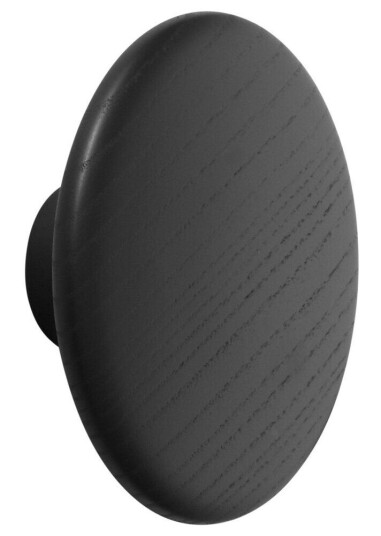 Muuto The Dots klesknagg svart stor Muuto The Dots klesknagg svart stor