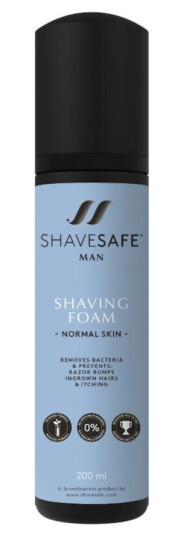 ShaveSafe Man Shaving Foam Normal Skin 200 ml Barberskum