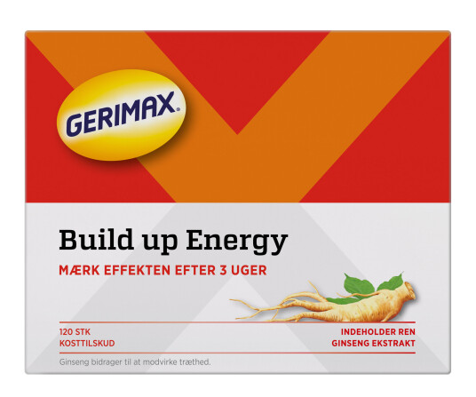 Gerimax Rød Ginseng Energikur 120 Tabletter Gerimax Rød Ginseng Energikur 120 Tabletter