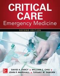 Critical Care Emergency Medicine, Second Edition Av David Farcy, William Chiu, John Marshall, Tiffany Osborn