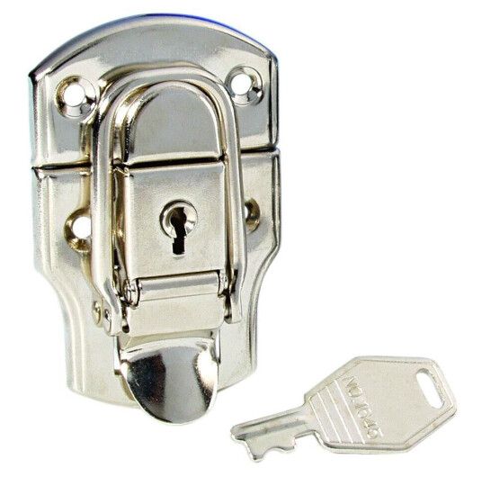 Adam Hall Hardware 1908 - Drawbolt Medium Nickel-Plated Lock
