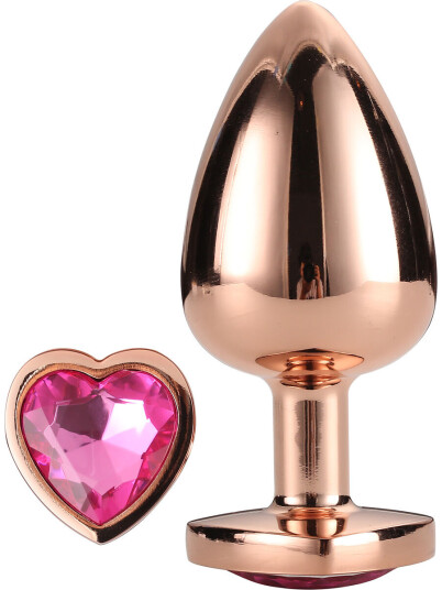 DreamToys Dream Toys: Gleaming Love, Rose Gold Plug, large DreamToys Dream Toys: Gleaming Love, Rose Gold Plug, large