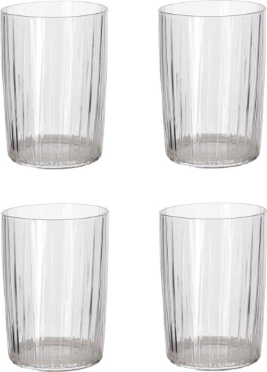 Bitz Kusintha vannglass 28 cl 4-pakning Clear