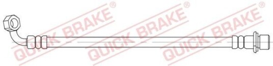 Bremseslange QUICK BRAKE 58.016 Bremseslange QUICK BRAKE 58.016