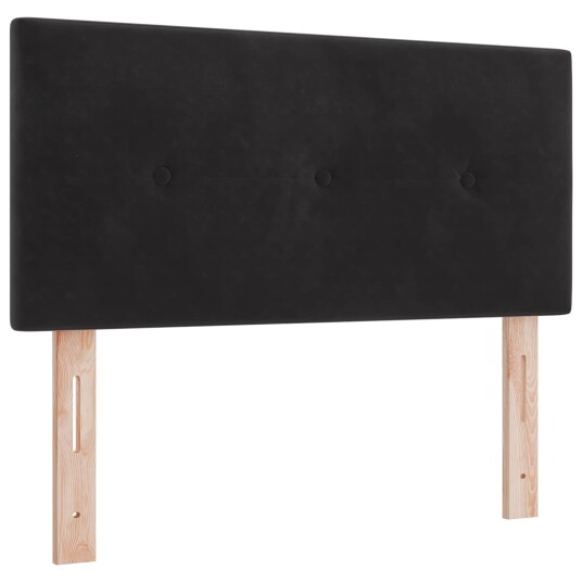 LED Hodegjerde med Knapper Svart 80 cm Fløyel LED Hodegjerde med Knapper Svart 80 cm Fløyel