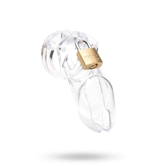 CB-X - CB-6000 CHASTITY COCK CAGE CLEAR 83 MM CB-X - CB-6000 CHASTITY COCK CAGE CLEAR 83 MM